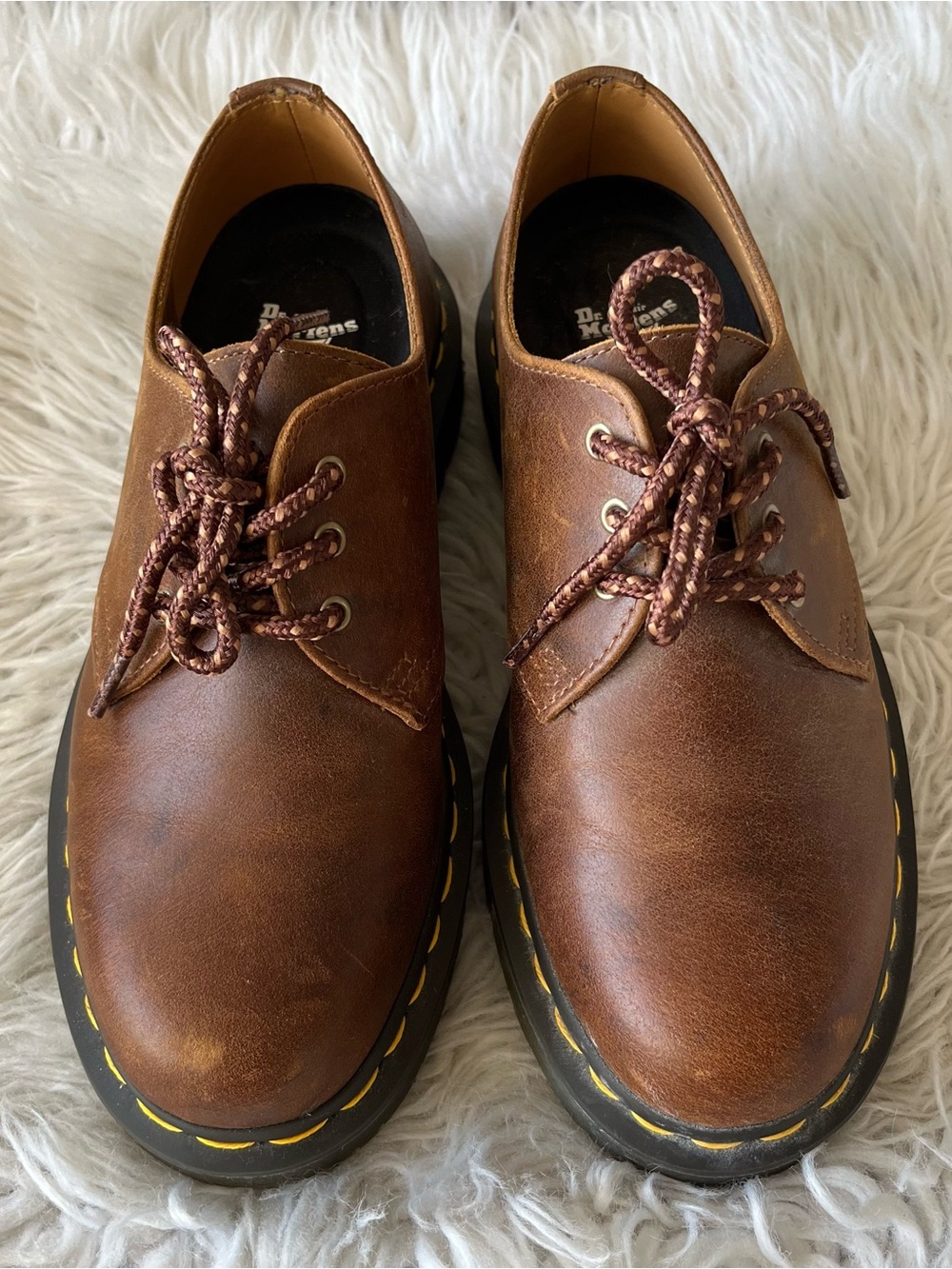 Dr. Marten Brown Leather Oxford Shoes
